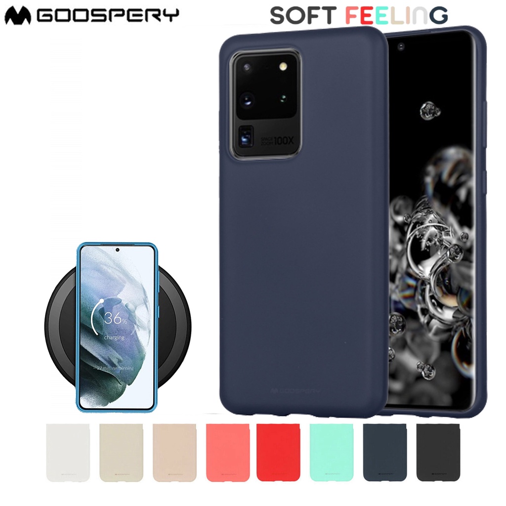 Casing Samsung Galaxy S21 S20 S10 Plus Ultra FE Mercury Goospery Soft Feeling Jelly Case