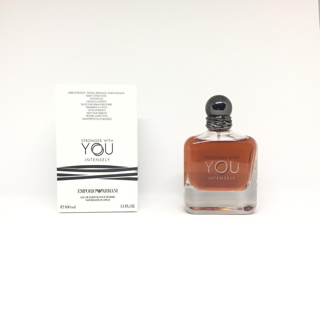 armani stronger with you intensely tester