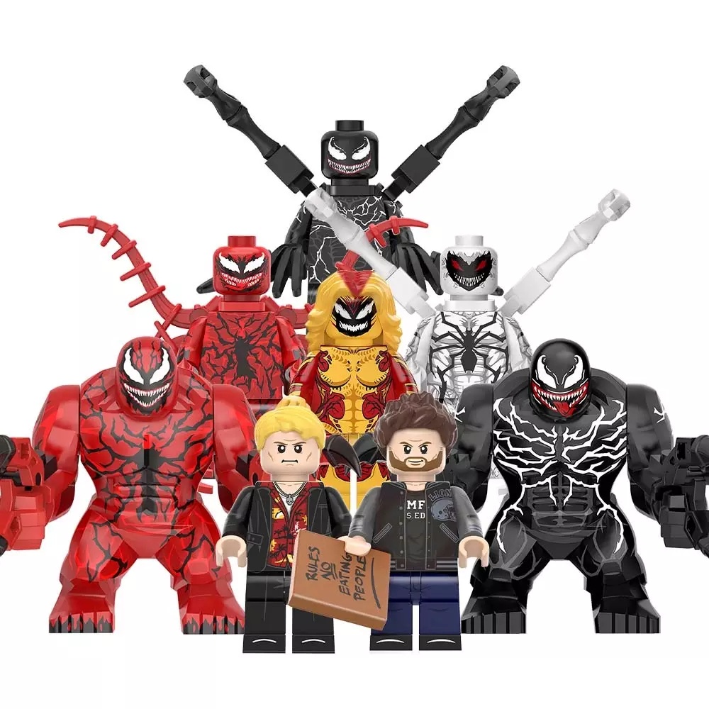 lego venom and carnage minifigures