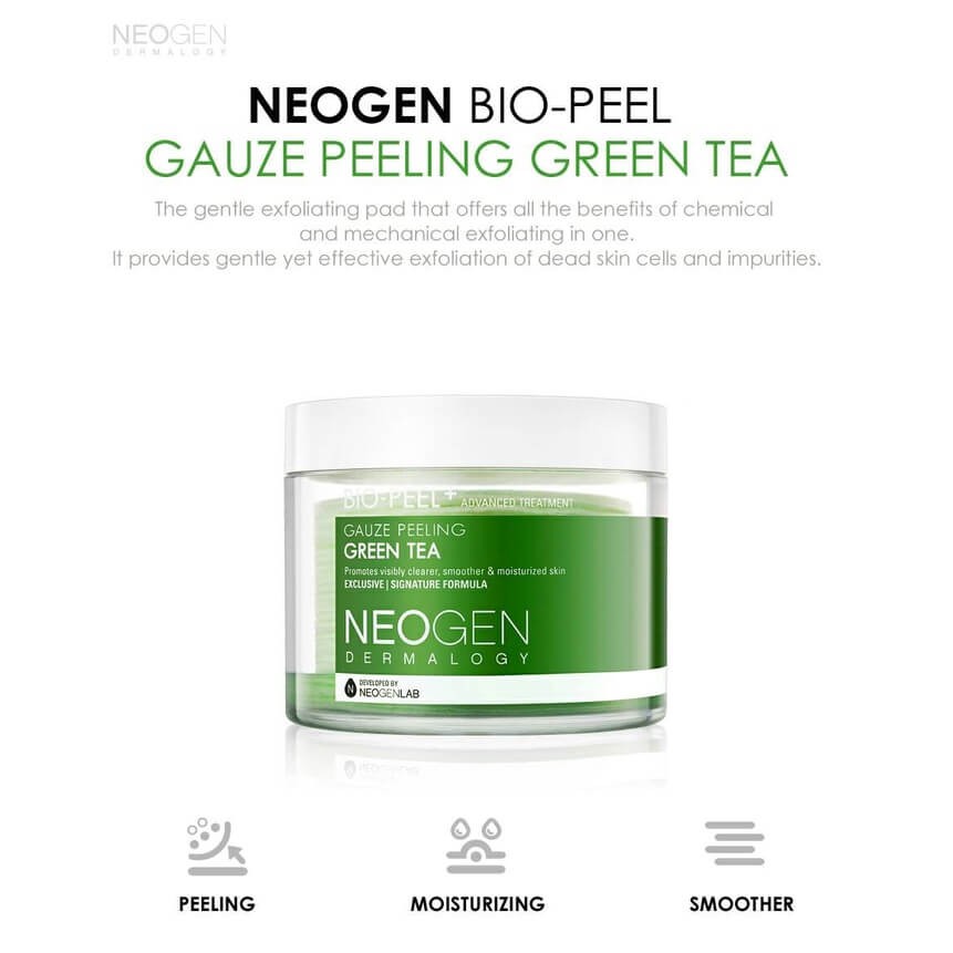 bio peel gauze peeling green tea