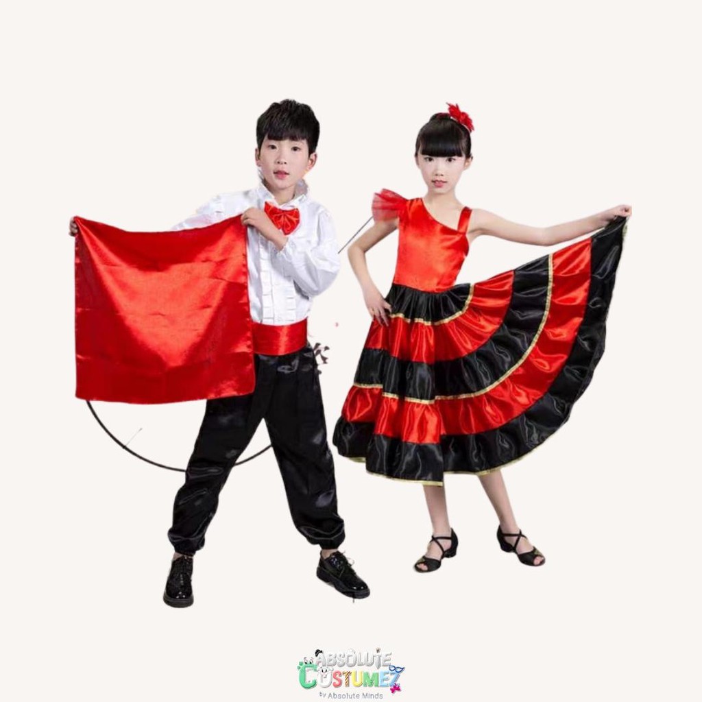 Local Seller Spanish Spain Traditional Costume Ethnic Racial Harmony ...