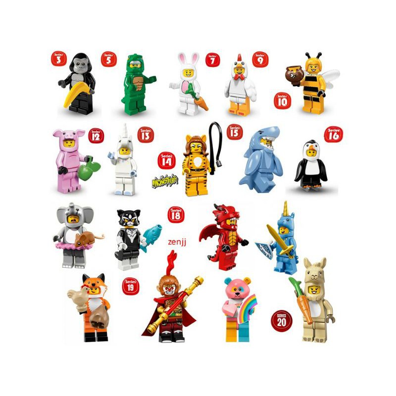 LEGO Mascot Minifigures Series | Shopee 