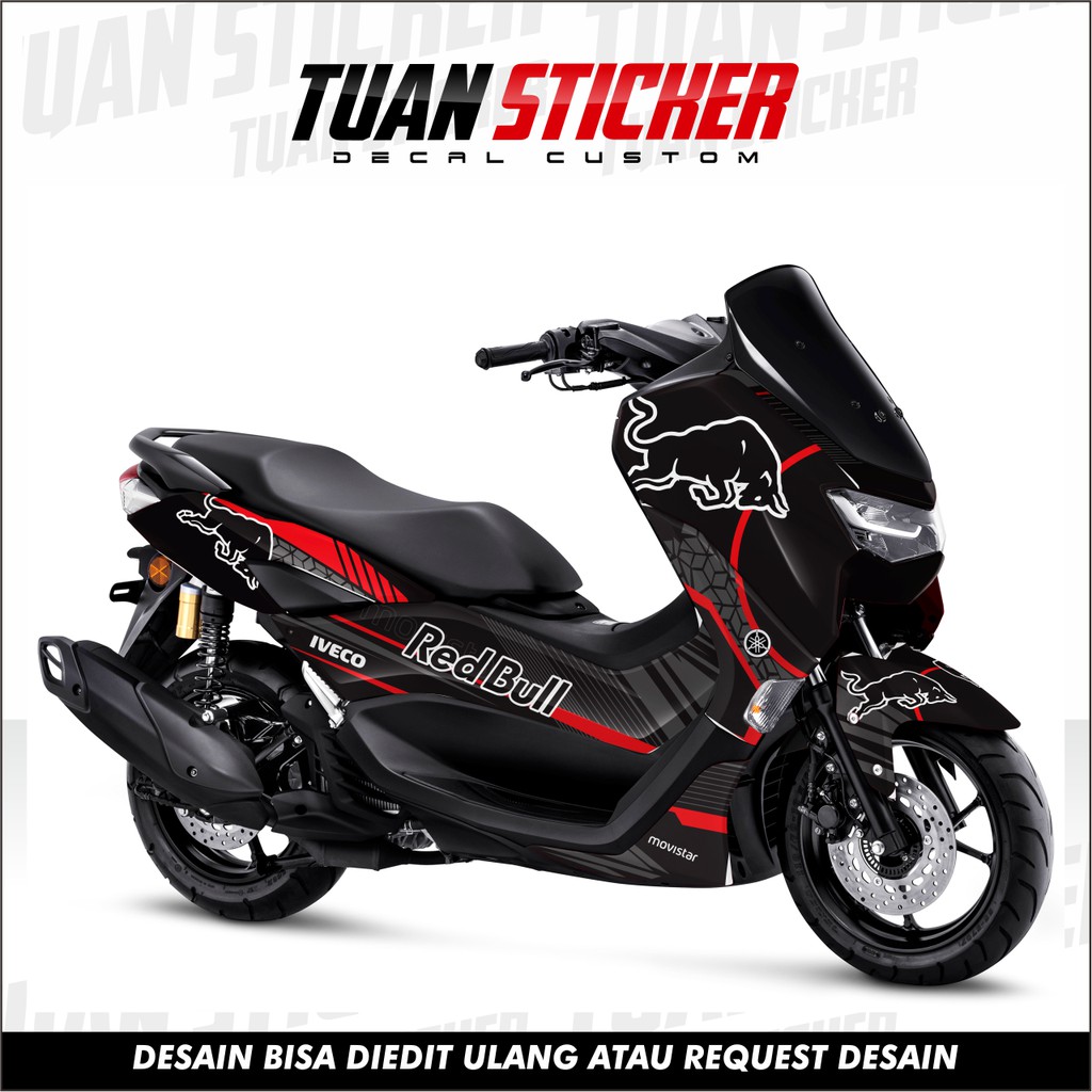 Sticker Strig Decal Yamaha Nmax 2020 Sticker Decal Nmax 2020 Sticker Nmax 2020 Redbull Singapore