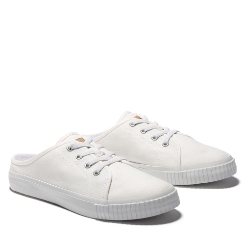 womens white mule sneakers