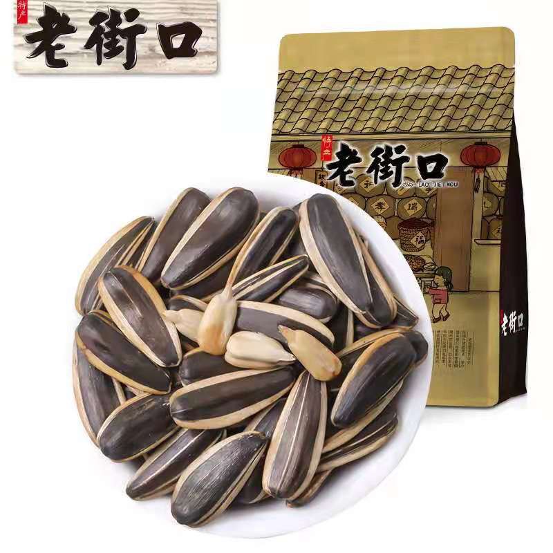 Lao Jie Kou Gua Zi Sunflower Seeds 500g 老街口瓜子500g 五香/奶油/多味 Shopee