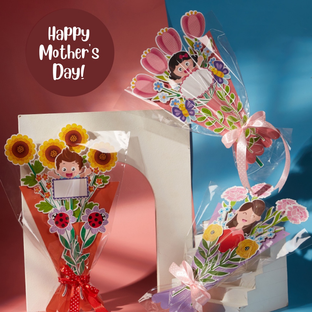 [SG Seller]DIY Thank you Card Teacher's Day Card Art and Crafts for