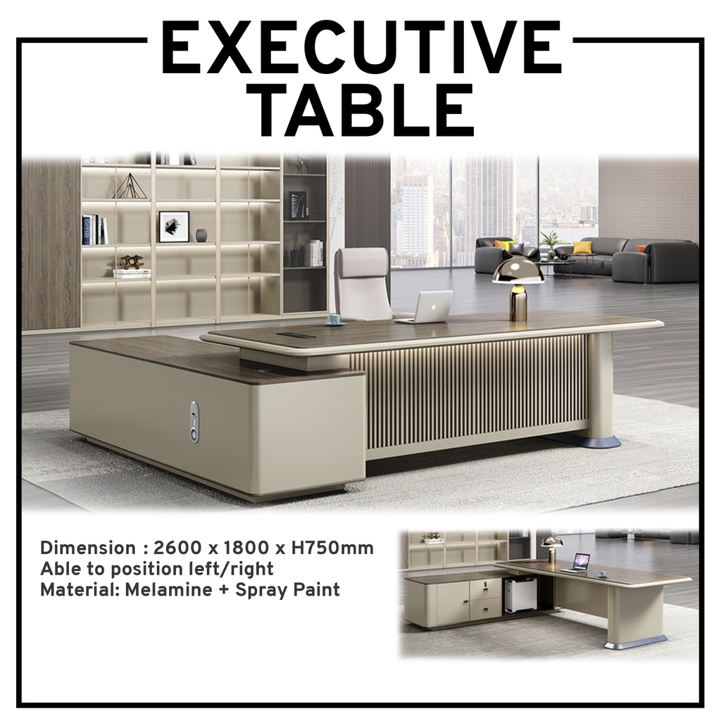 Executive Table Office Manager Table L Shape Office Table Shopee