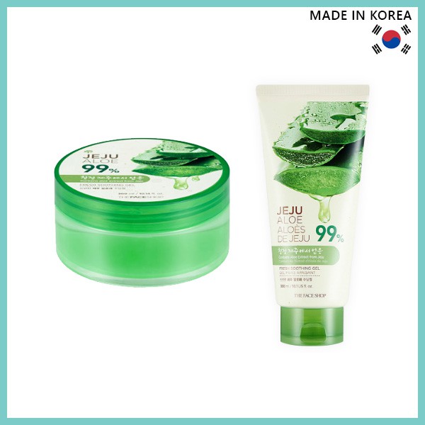 The Face Shop Fresh Aloe Soothing Gel 2Types 300ml ★Shipping From Korea