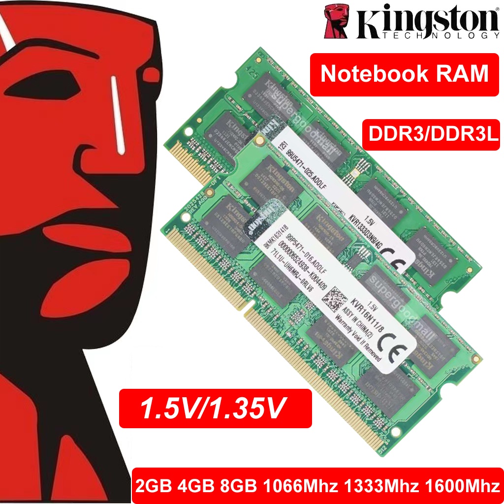 Ejército Influencia Comida sana Kingston 2GB 4GB 8GB DDR3 DDR3L 1066Mhz 1333Mhz 1600Mhz 204Pin SODIMM  Laptop Memory RAM Notebook RAM | Shopee Singapore