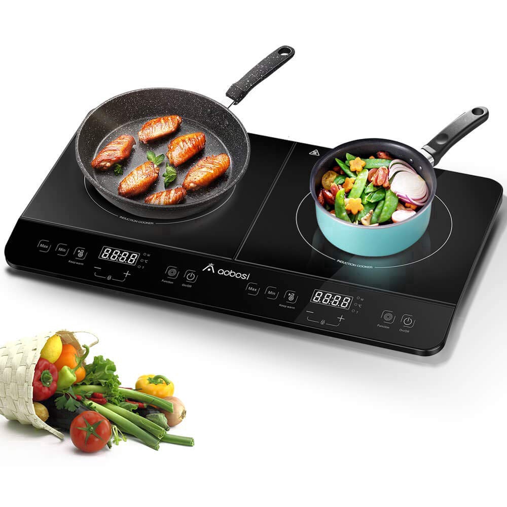 Aobosi Double Burner Induction Cooker double hotplate Shopee Singapore