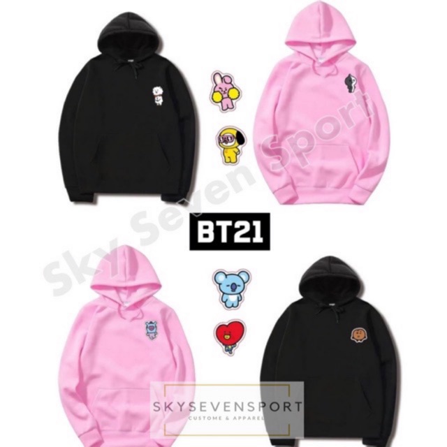 bt21 van hoodie