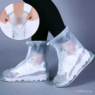 Image of Waterproof Rain Shoe Covers Non-slip Shoes Protectors Snow-proof Unisex Boot Covers Wear-resistant Thickened