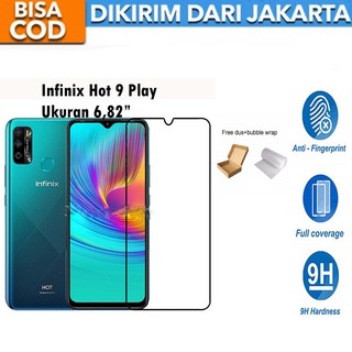 Scratch Resistant Full Cover Full Cover Tempered Glass Screen Protector For Infinix Hot 9 Play