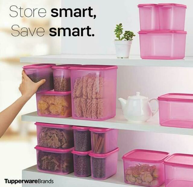 Used Save Stock Kitchen Daily Tupperware Cabinet Smart Saver Tupperware Shopee Singapore