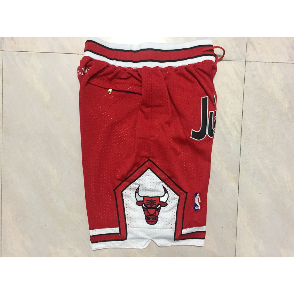 just don bulls shorts red