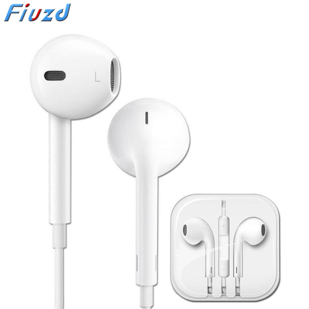 black iphone earphones