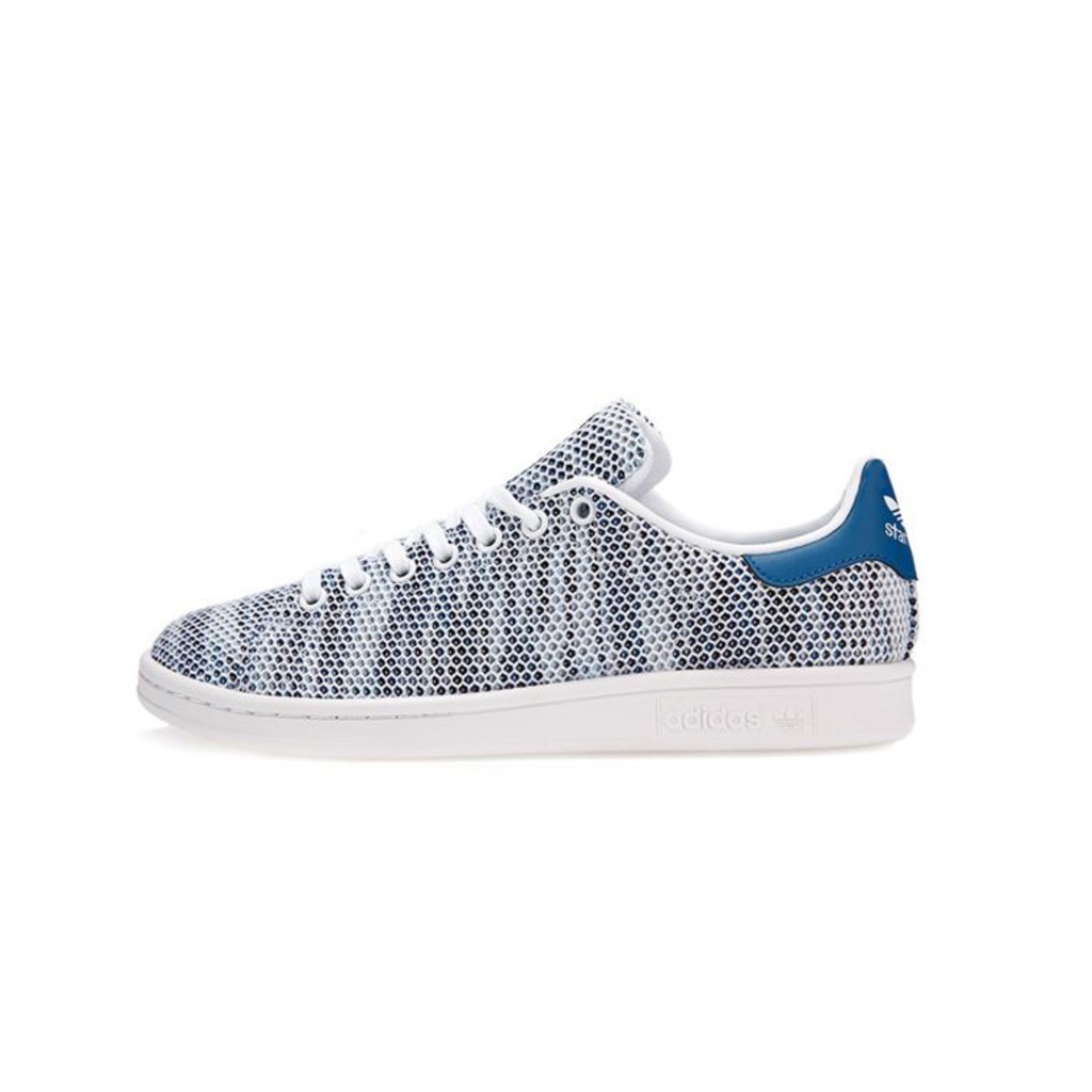 Adidas MENS ORIGINALS STAN SMITH SHOES Unisex Orginals WHITE BLUE S82251