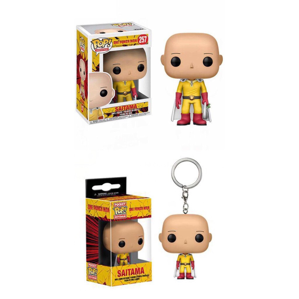 Funko Pop Toys One Punch Man Anime Saitama Vinyl Figure Collectible Keychain Shopee Singapore