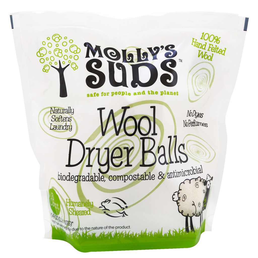 molly's suds wool dryer balls