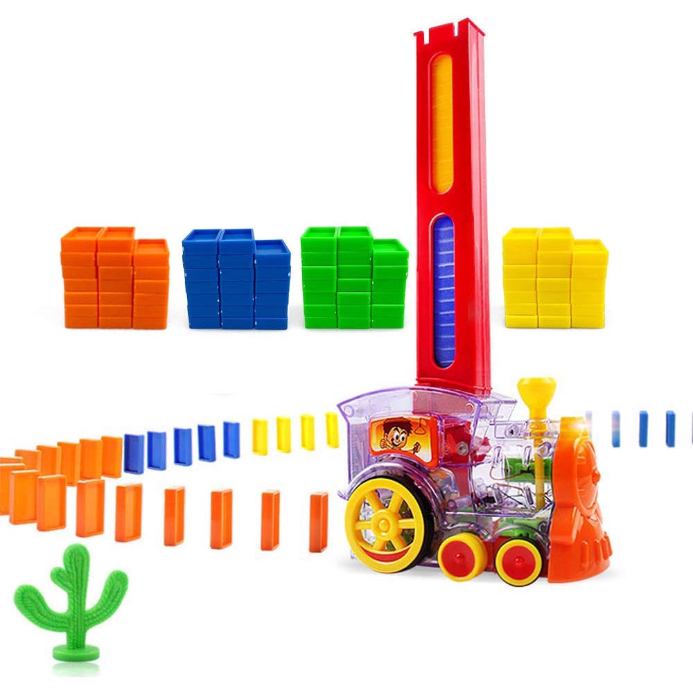 Domino Train Domino Blocks Set Building 