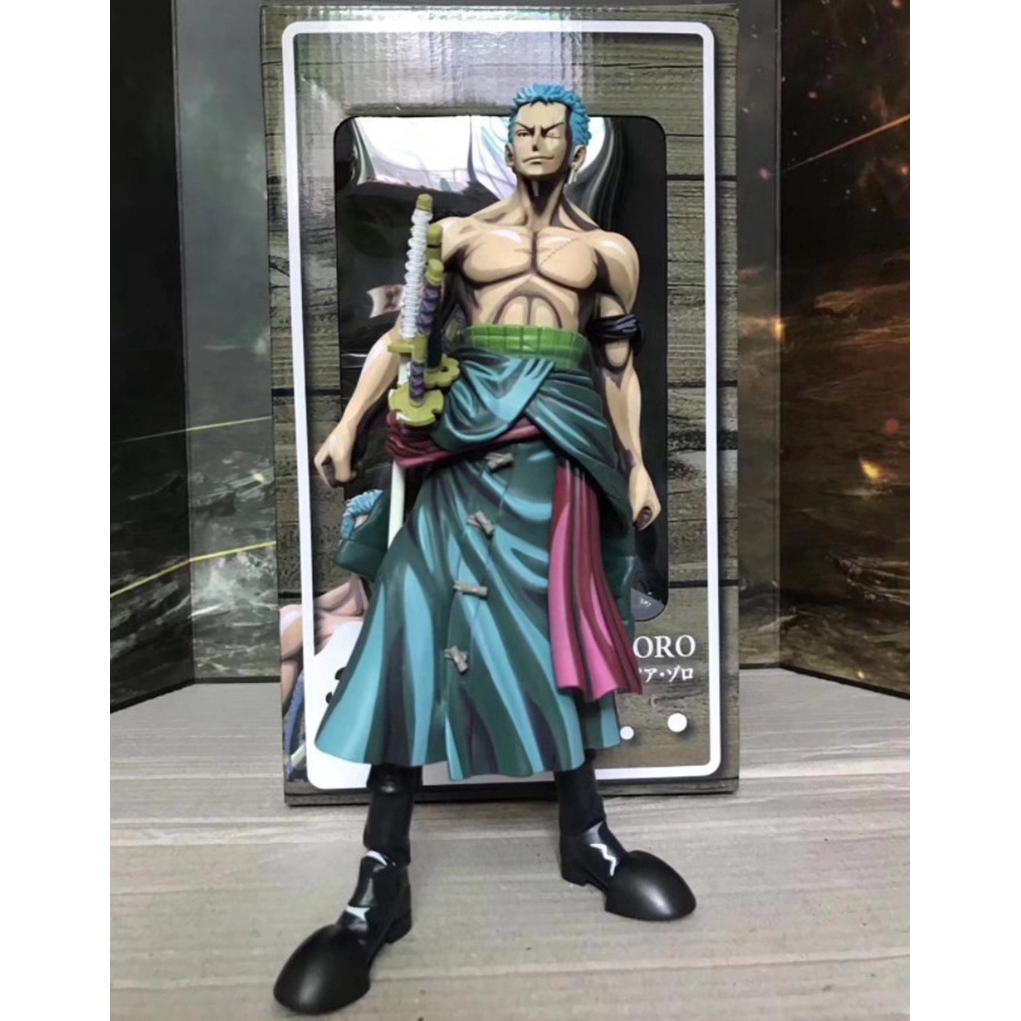 Anime One Piece Msp Master Stars Piece Roronoa Zoro Manga Dimensions Pvc Figure Collectible Model Toy Shopee Singapore - roblox zoro shirt off 71 free shipping