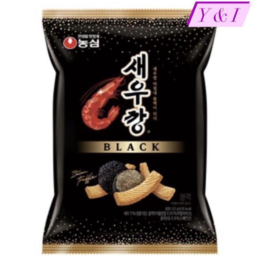[Korean snack] NONGSHIM Shrimp crackers Black korea snack 80g/125g