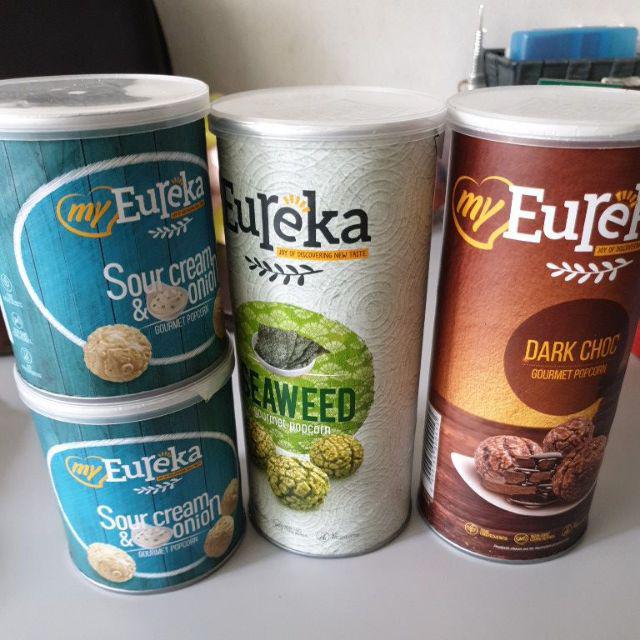 Eureka Gourmet Popcorns Can (70g), All Flavours *BBQ, Butterscotch