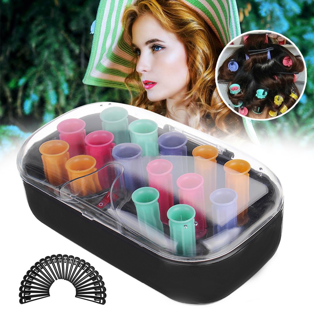 Good 2 Type Ceramic Electric Hair Rollers Tube Curlers Bendy Set