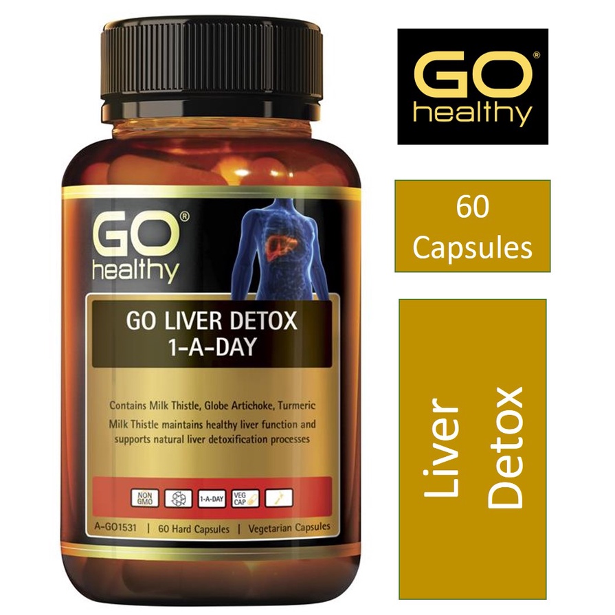 GO Healthy Liver Detox 1 A Day 60 Capsules Shopee Singapore