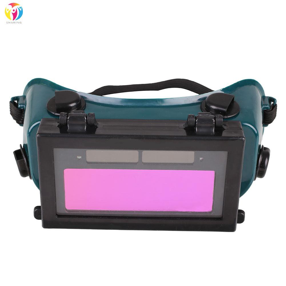 Solar Auto Darkening LCD Arc MIG Welding Mask Helmet Welder Cap Goggles Black