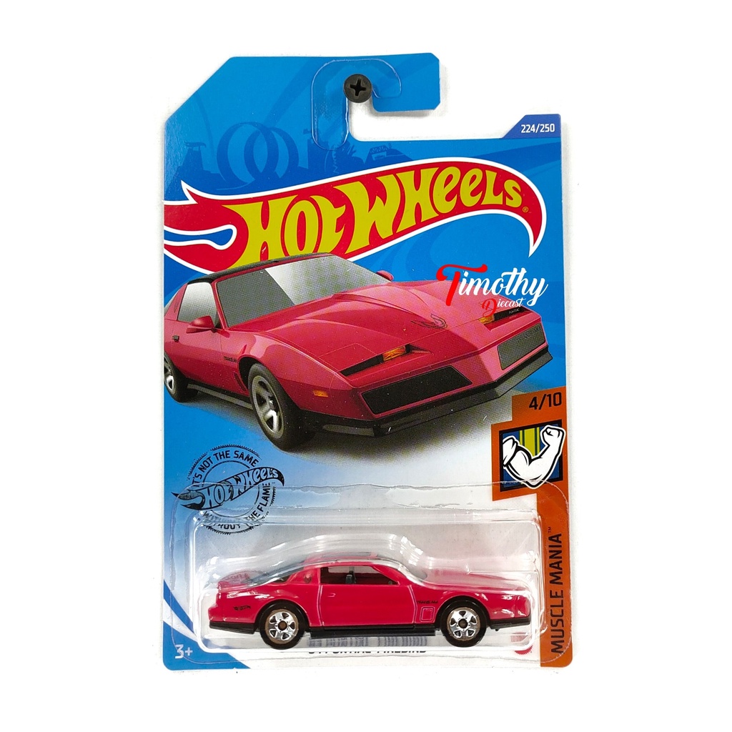 Hot Wheels Pontiac Firebird Red Car 