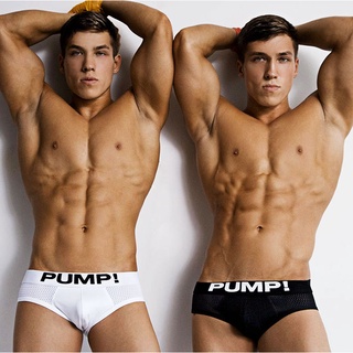 Image of [CMENIN] PUMP Spandex Sexy Men Underwear Men Jockstrap Briefs Bikini Male Panties Man Polyester Ready Stock