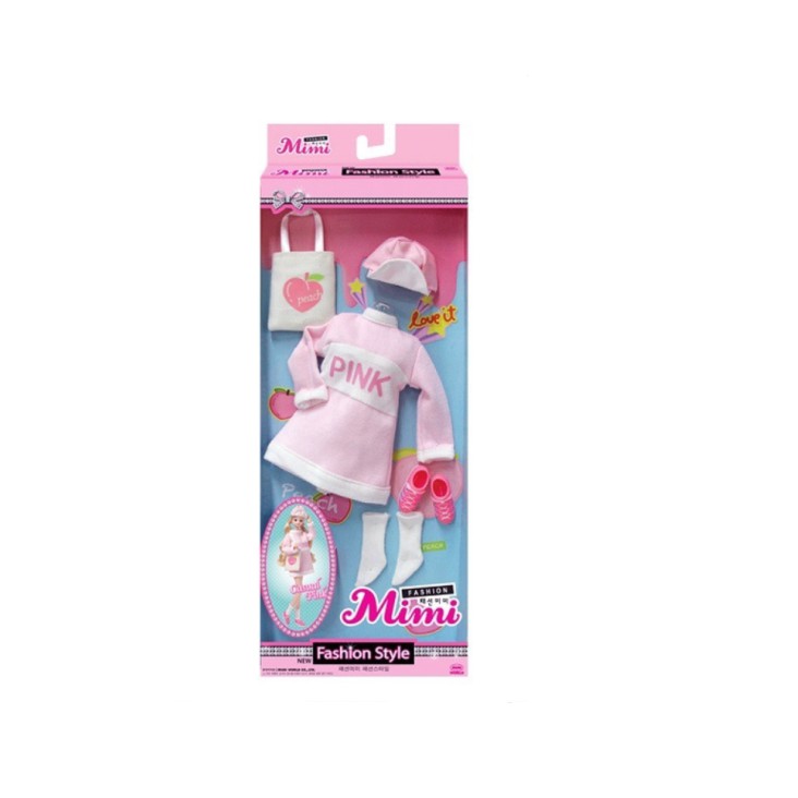 MIMIWORLD Fashion Clothes Casual Pink NOT INCLUDE DOLL