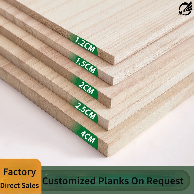 Solid Wood Plank Wall Shelf Layered Clapboard Universal Board