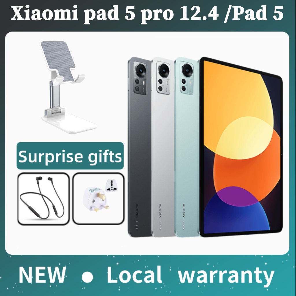 【NEW】Xiaomi mi pad 5 pro 12.4 / xiaomi pad 5/ xiaomi pad 5 pro 5G& wifi mi pad 5 pro locally warranty