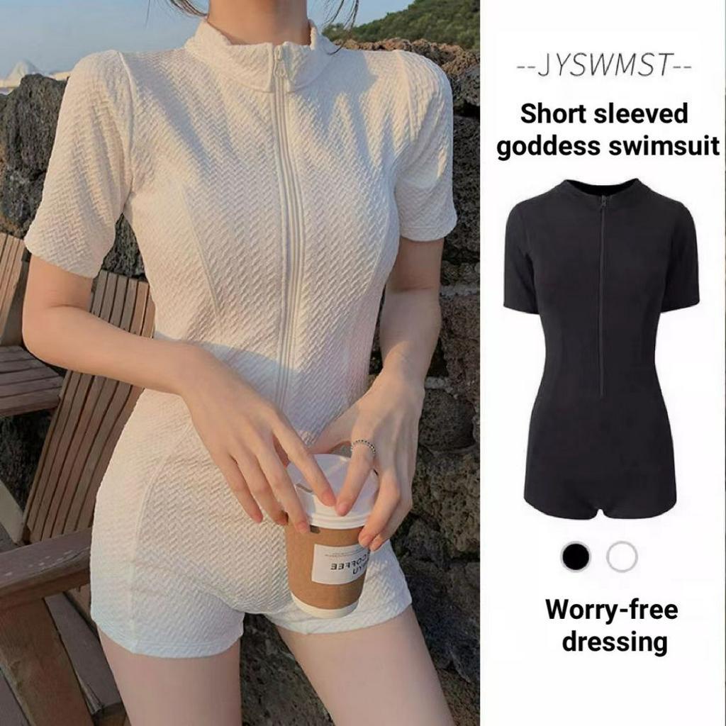 #READY STOCK/Short-sleeved swimsuit sunscreen Korean ins style / swimsuit attire / swimsuit for wome