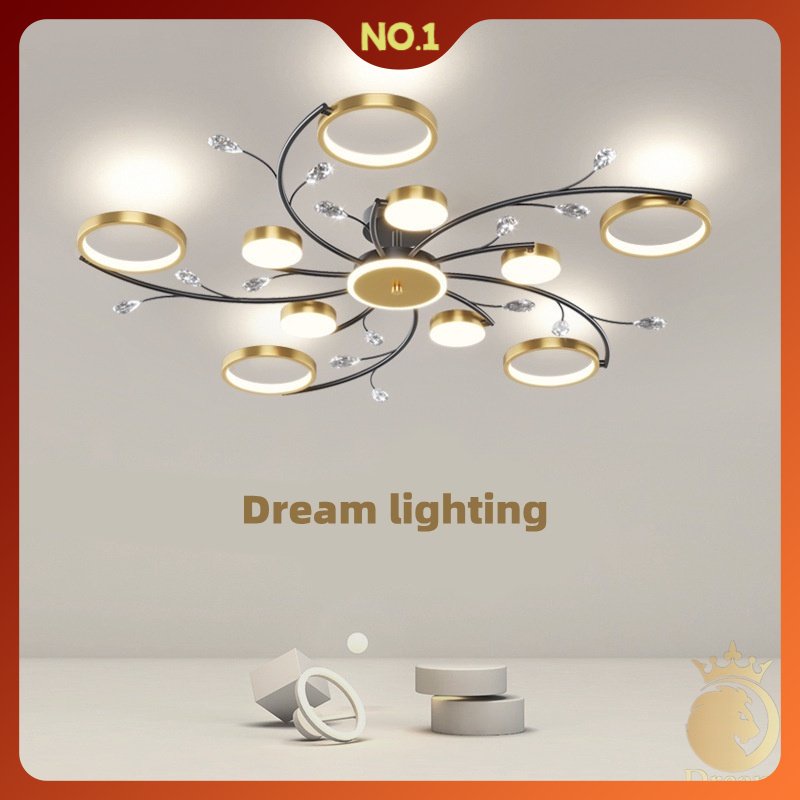 Nordic led ceiling light bedroom chandelier ceiling light living room chandelier