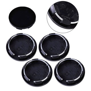 Black 4pcs 50mm Wheel Center Rim Hub Caps Covers Hubcap Tyre Trim Car Auto