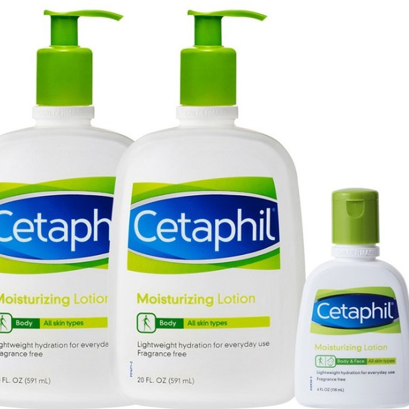 Cetaphil Moisturizing Lotion (591ml x 2) + (118ml x 1) | Shopee Singapore