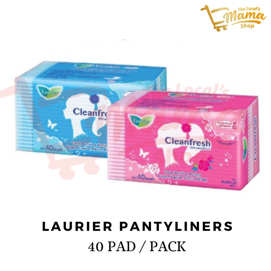 Laurier Clean Fresh Slim Pantyliners / Sanitary Pad / Floral Perfumed