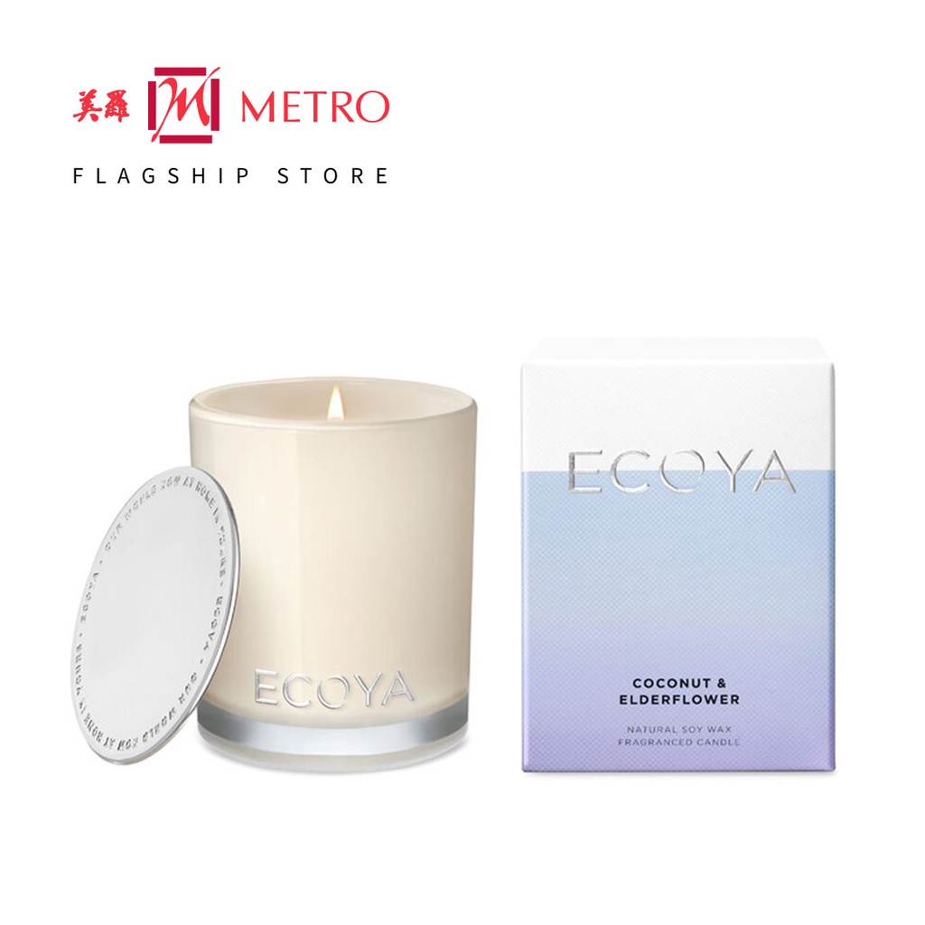 Ecoya Coconut and Elderflower Madison Jar 400g Shopee Singapore