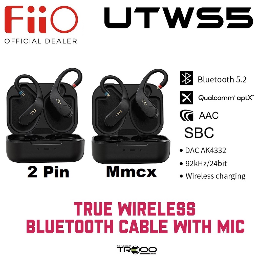 Fiio Bluetoothレシーバー UTWS5 2ピンの+industriasmorenoymoreno.com