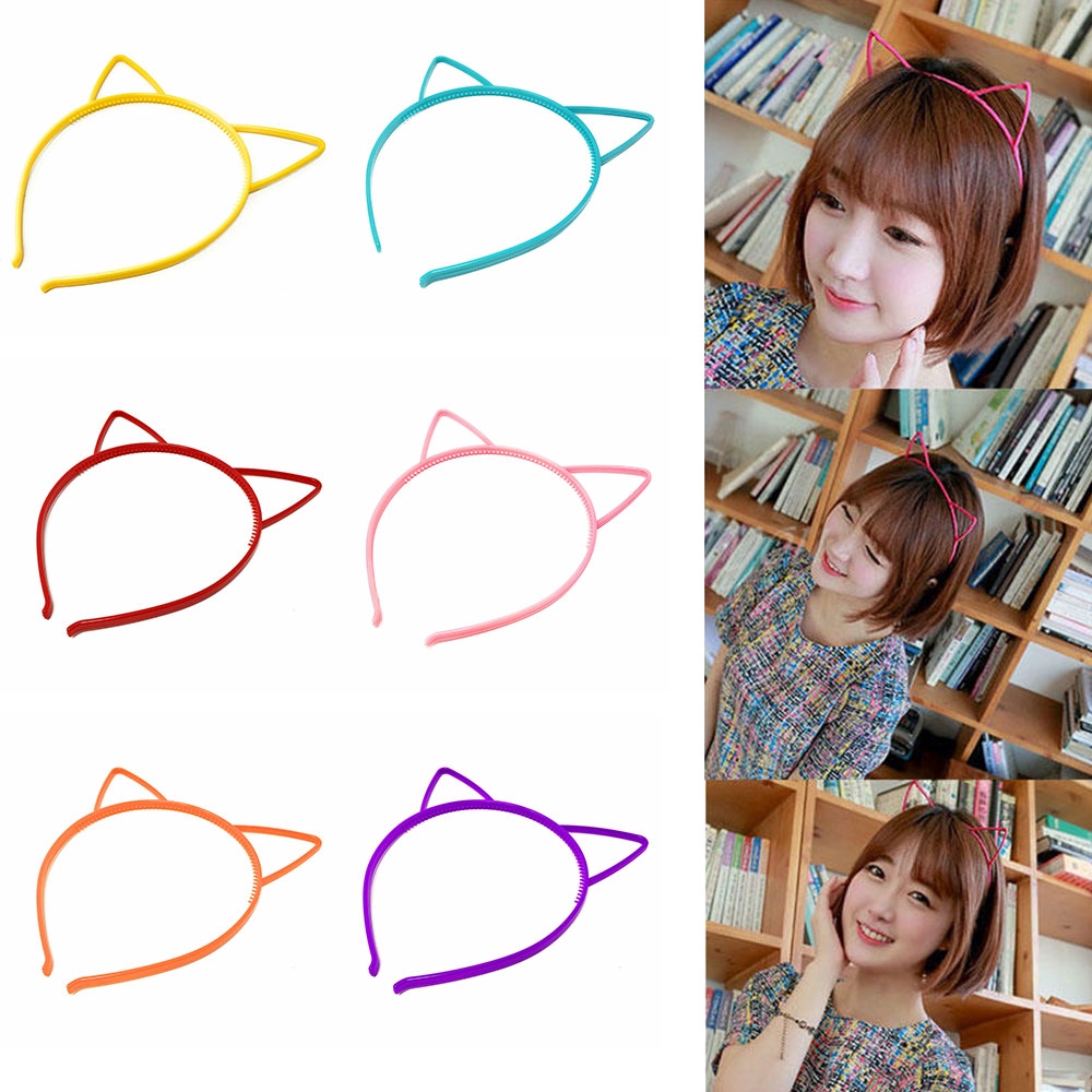 Girl Hair Hoop Hairbands Leopard Cat Ears Hair Band Accessories