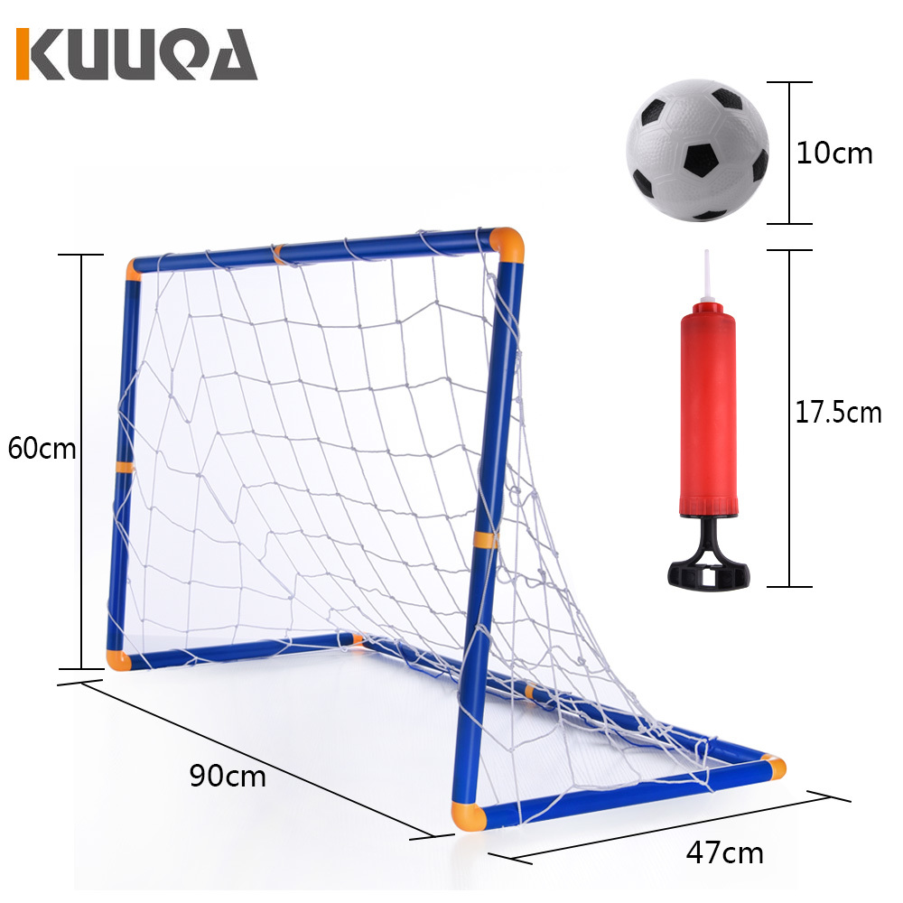 Portable Plastic Mini Kid Soccer Goal Post Net Set Mini Soccer Goal ...