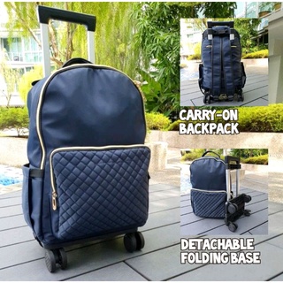 Premium 360° 4-Wheel Trolley Shopping Bag / Backpack (SG Seller)