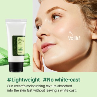 Image of thu nhỏ [COSRX OFFICIAL] Aloe Soothing Sun Cream SPF 50 PA+++ 50ml, Aloe Extract 5,500ppm, Mild Hydrating Sunscreen #4