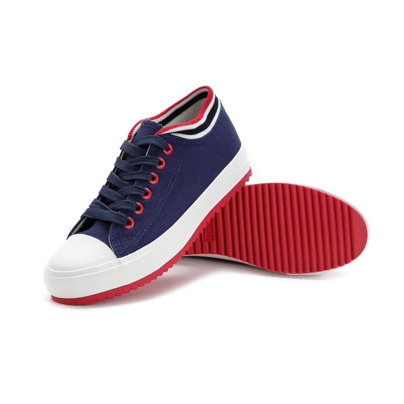 red color casual shoes