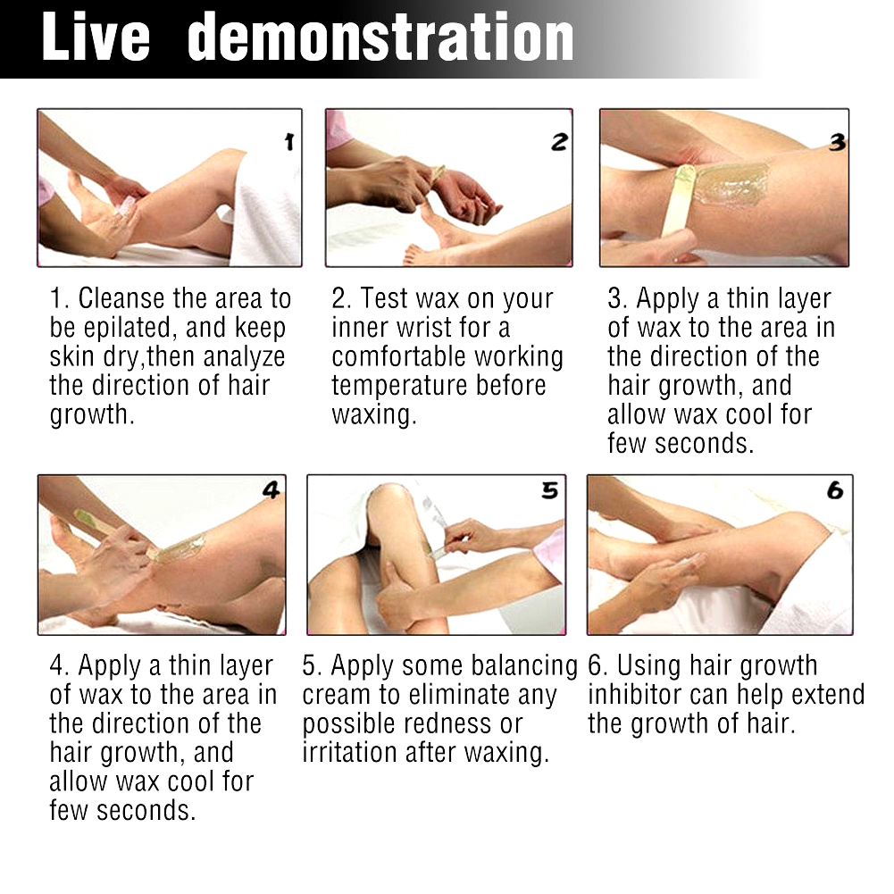Wax Waxing Depilatory Hair No Strip Hard 100g Bag Removal Leg Arm