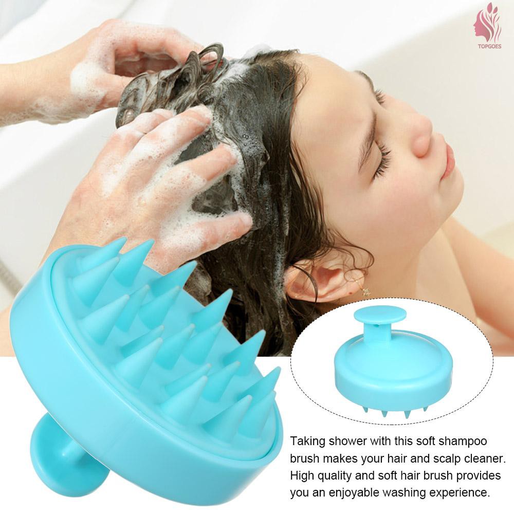 Tandg Soft Silicone Head Massager Comb Hair Scalp Massaging Shampoo Brush Scalp Scrubber Shopee 