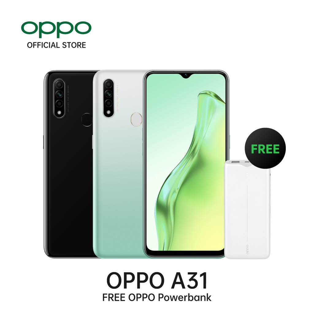 OPPO A31 / 12MP Triple Rear Camera / 6.5“Waterdrop Eye Protection ...